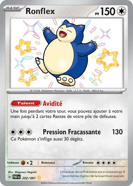 202/091 Ronflex SHINY - Destinées de Paldea