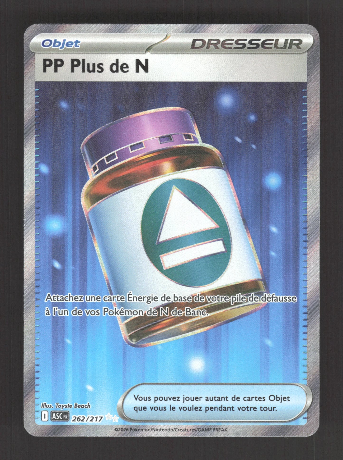 262/217 PP Plus de N DRESSEUR - Héros Transcendants