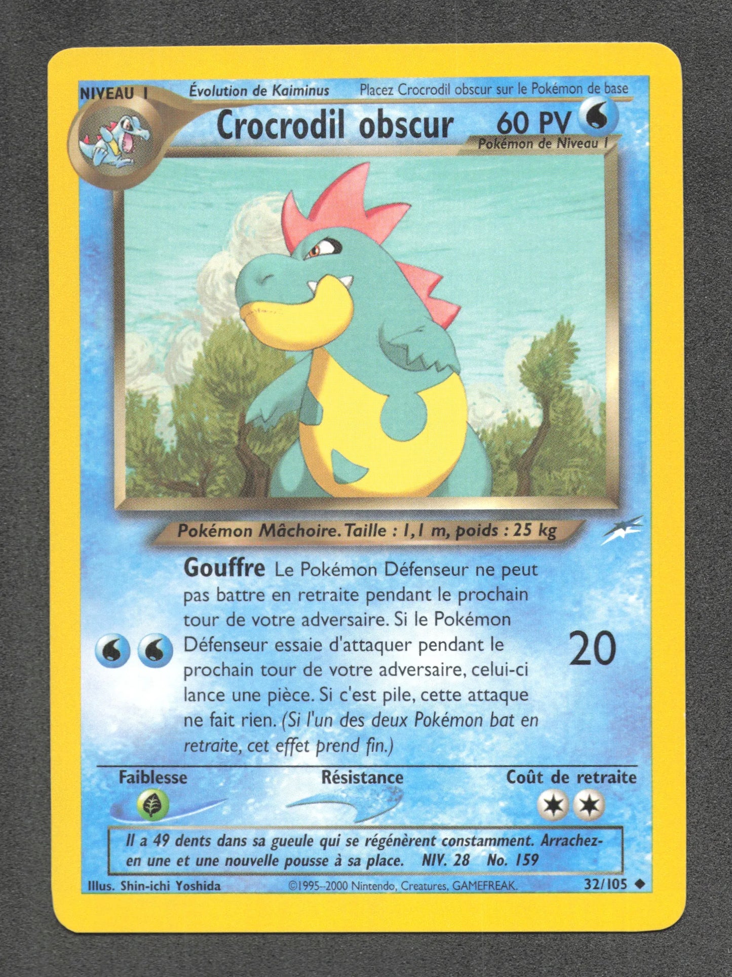 32/105 Crocrodil Obscur UNCO - Neo Destiny