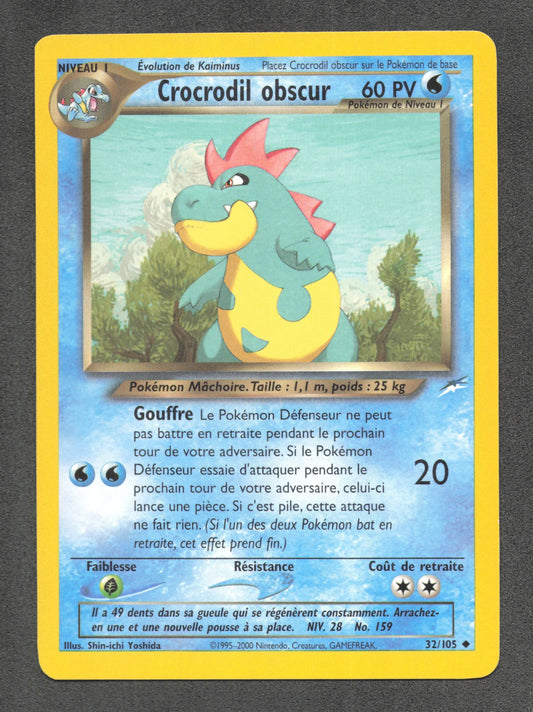 32/105 Crocrodil Obscur UNCO - Neo Destiny