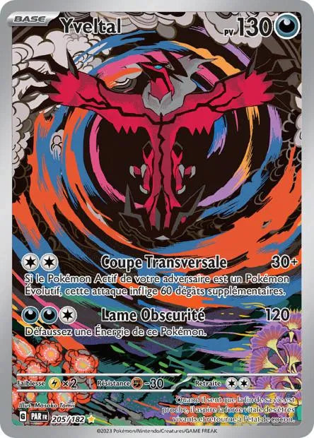205/182 Yveltal AR - Faille Paradoxe