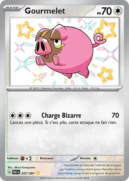 207/091 Gourmelet SHINY - Destinées de Paldea