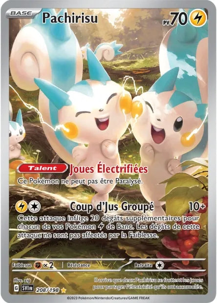 208/198 Pachirisu AR - Écarlate et Violet