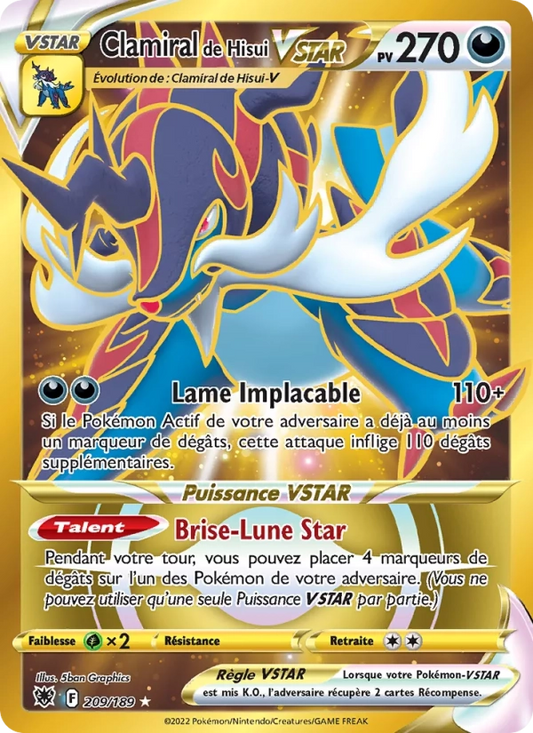209/189 Clamiral VSTAR - Astres Radieux