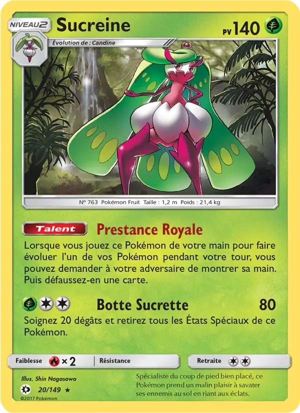 20/149 Sucreine HOLO - Soleil et Lune