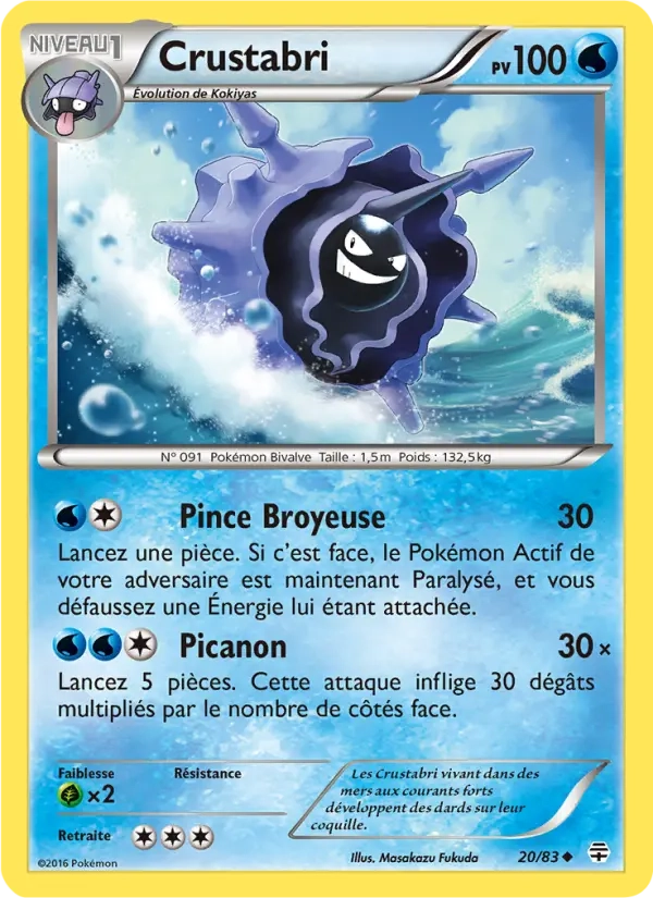 20/83 Crustabri REVERSE - Générations