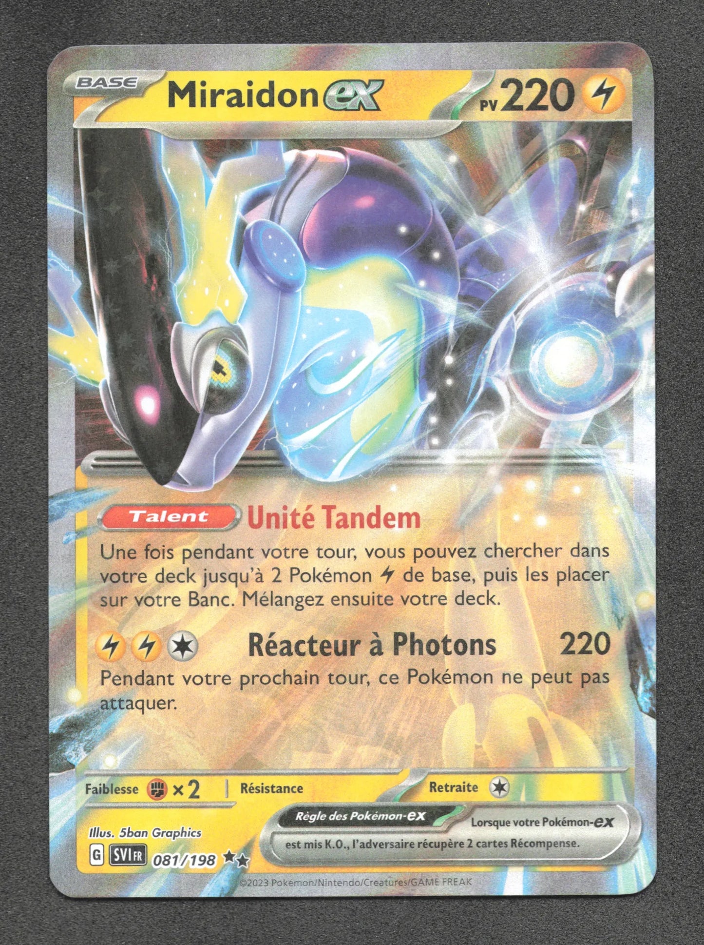 081/198 Miraidon EX - Écarlate et Violet