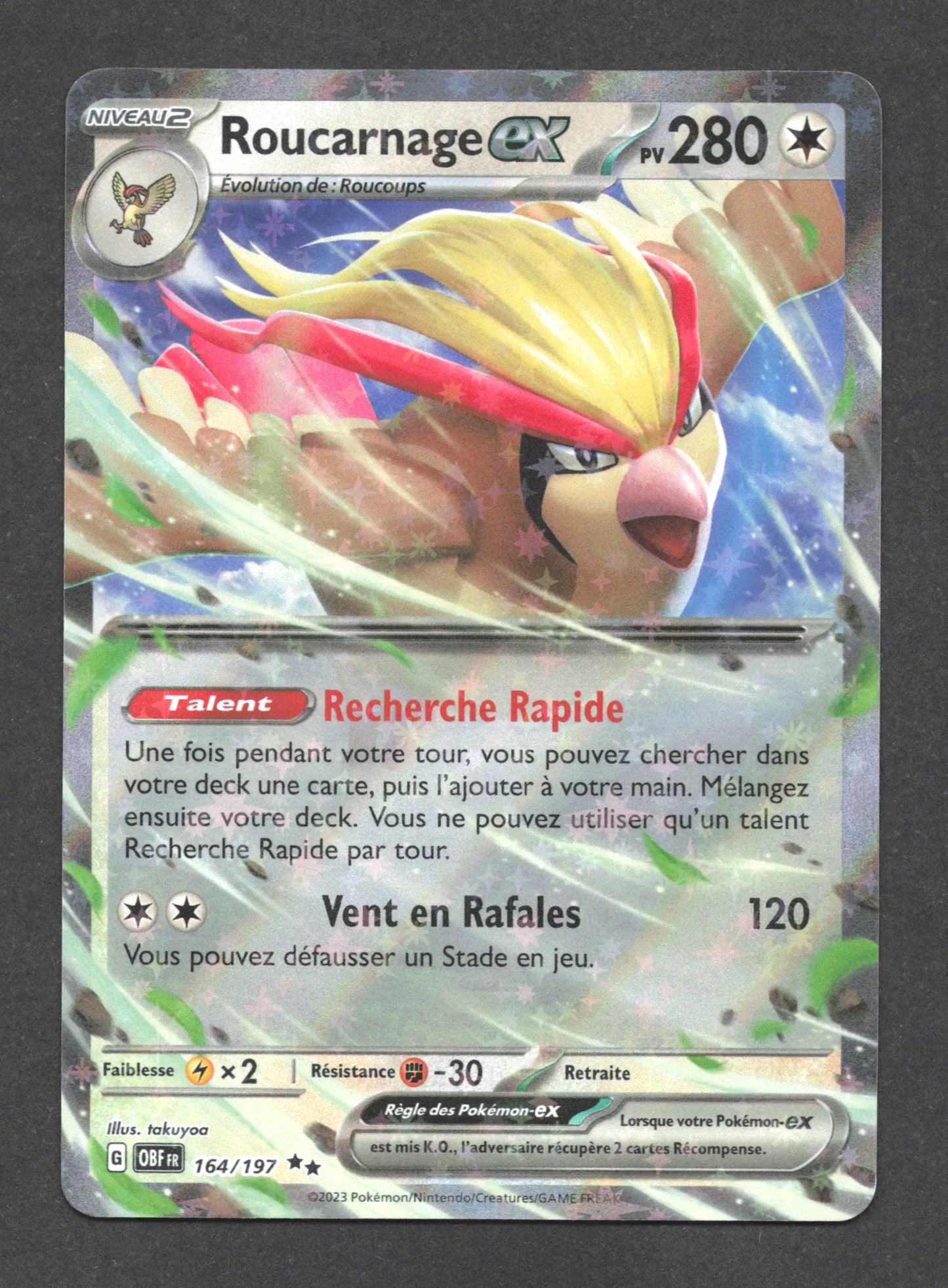 164/197 Roucarnage EX - Flammes Obsidiennes