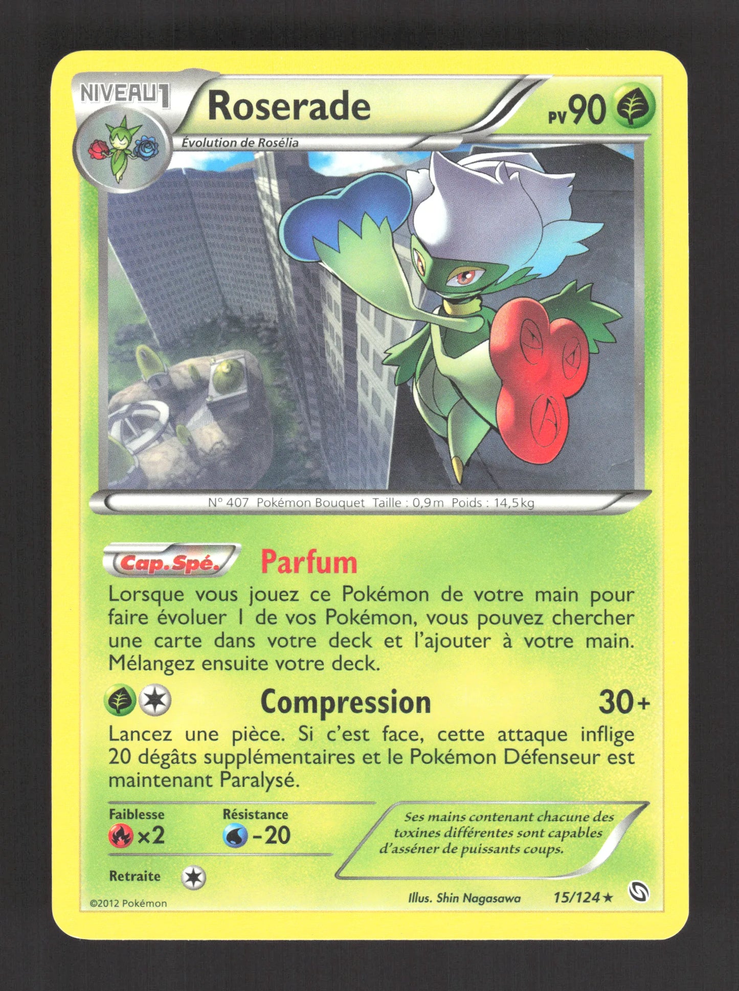 15/124 Roserade RARE - Dragons Éxaltés