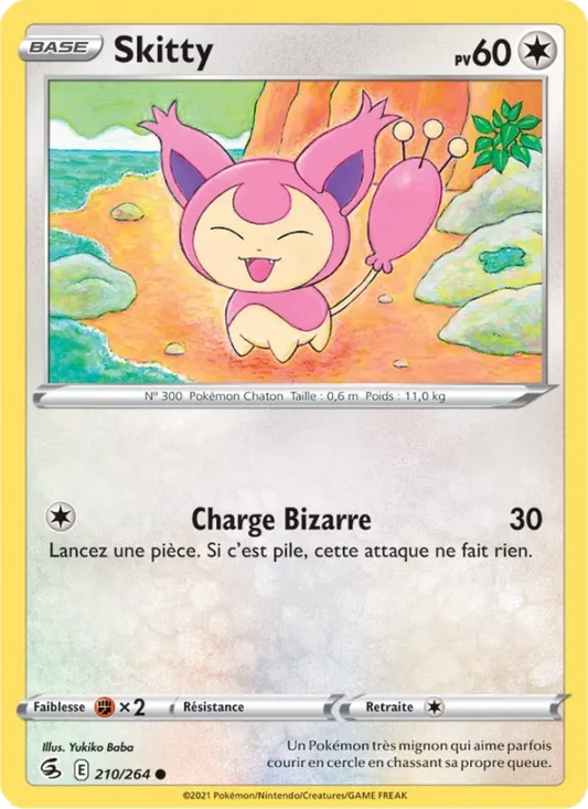 Skitty Reverse 210/264 - Poing de Fusion