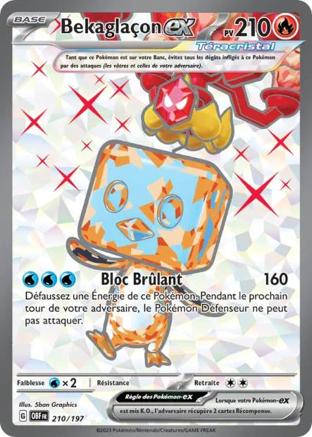 210/197 Bekaglacon EX - Flammes Obsidiennes