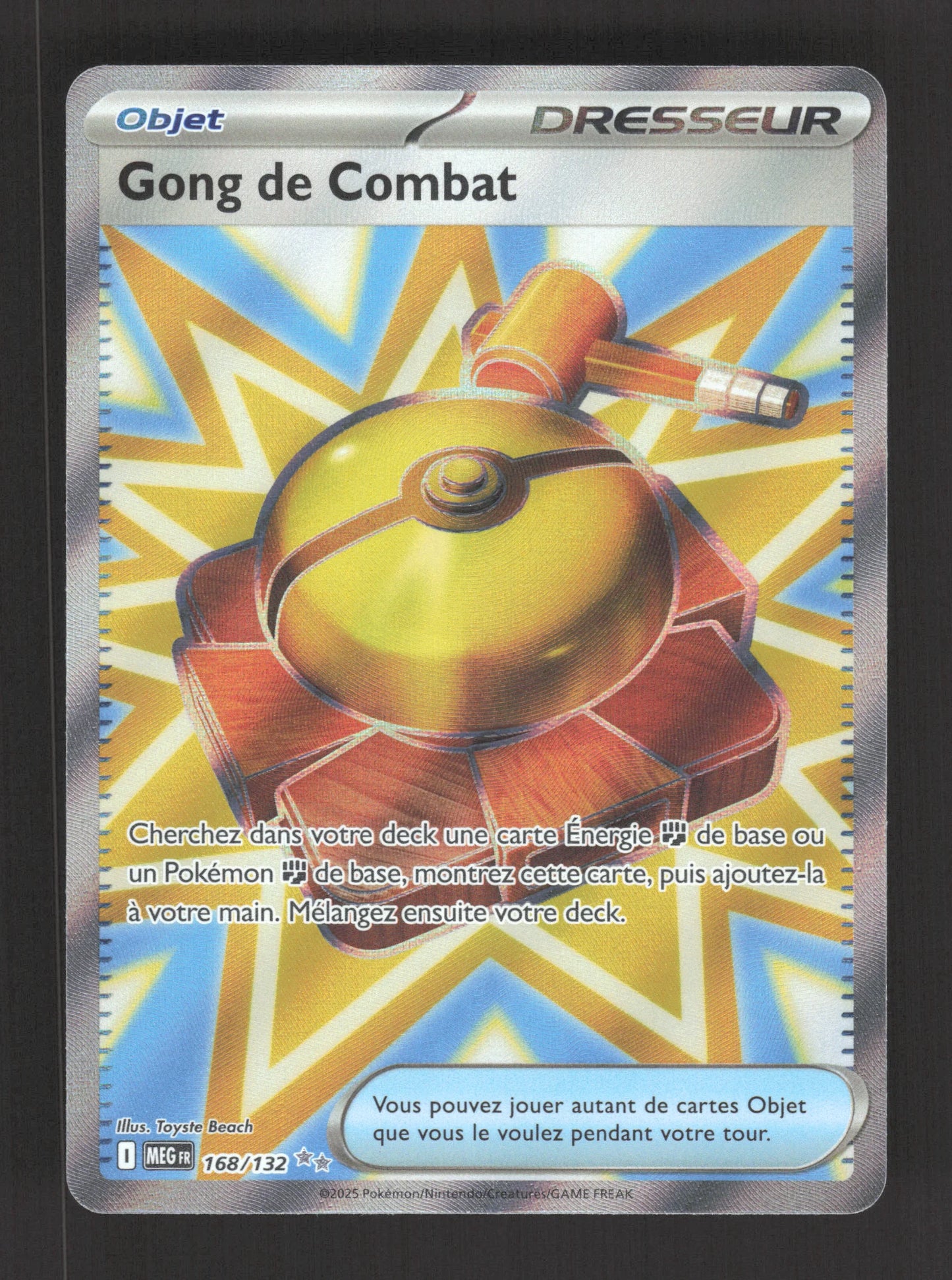 168/132 Gong de Combat DRESSEUR - Méga-Évolution