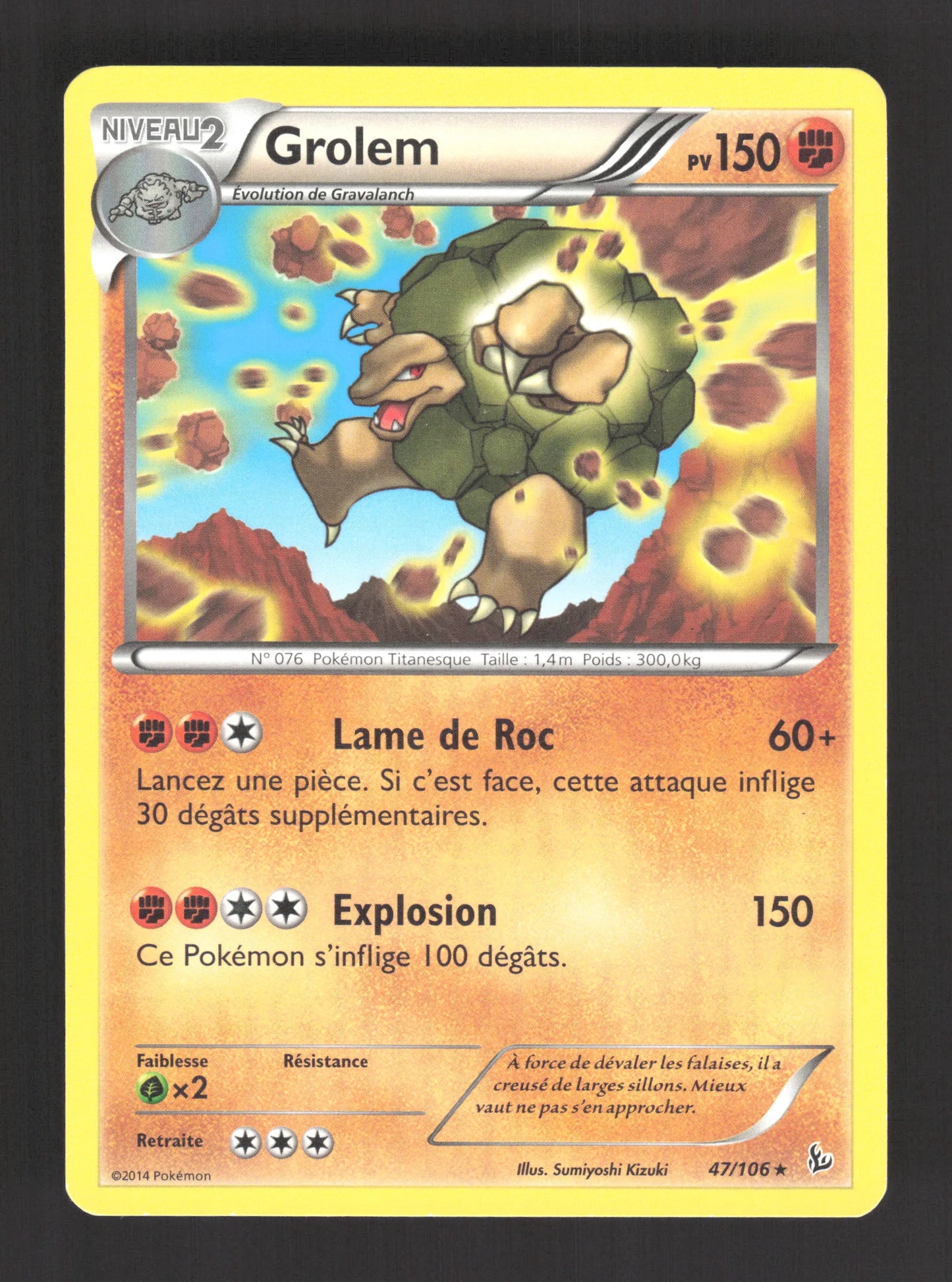 47/106 Grolem RARE - Étincelles