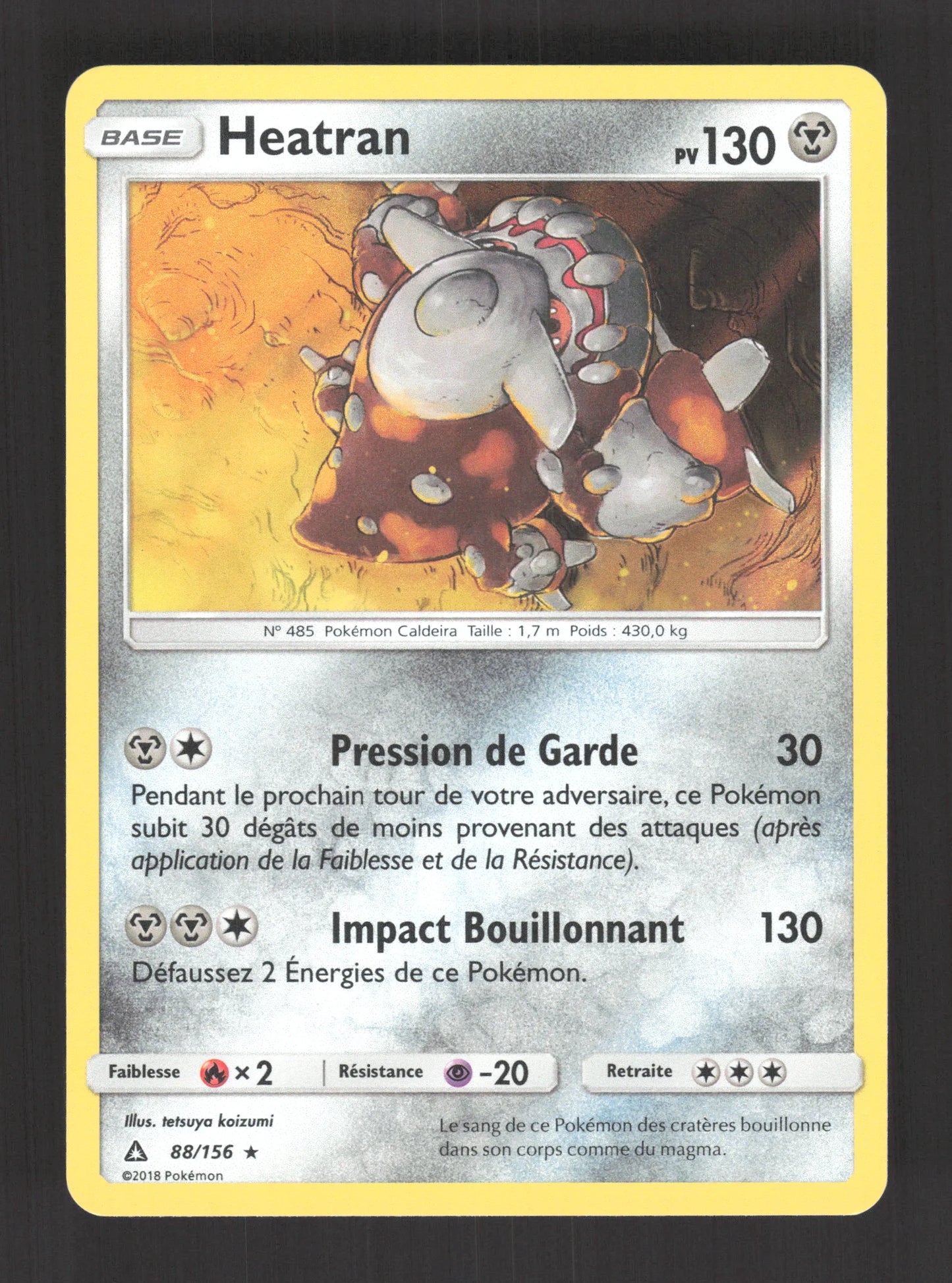 88/156 Heatran HOLO - Ultra-Prisme