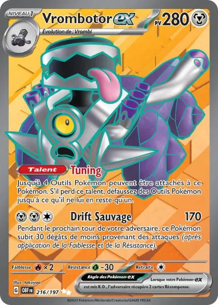 216/197 Vrombotor EX - Flammes Obsidiennes