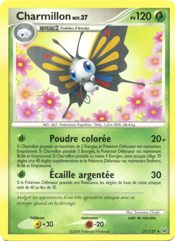 21/127 Charmillon RARE - Platine