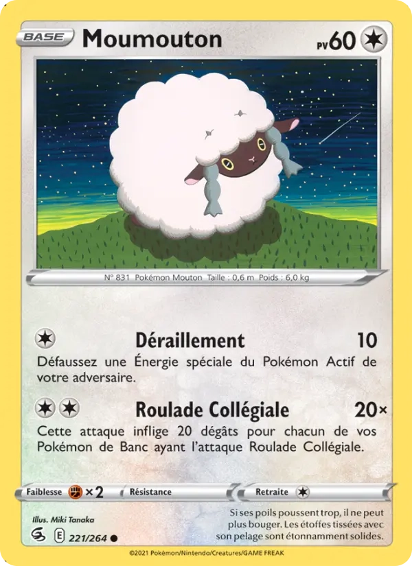 Moumouton Reverse 221/264 - Poing de Fusion