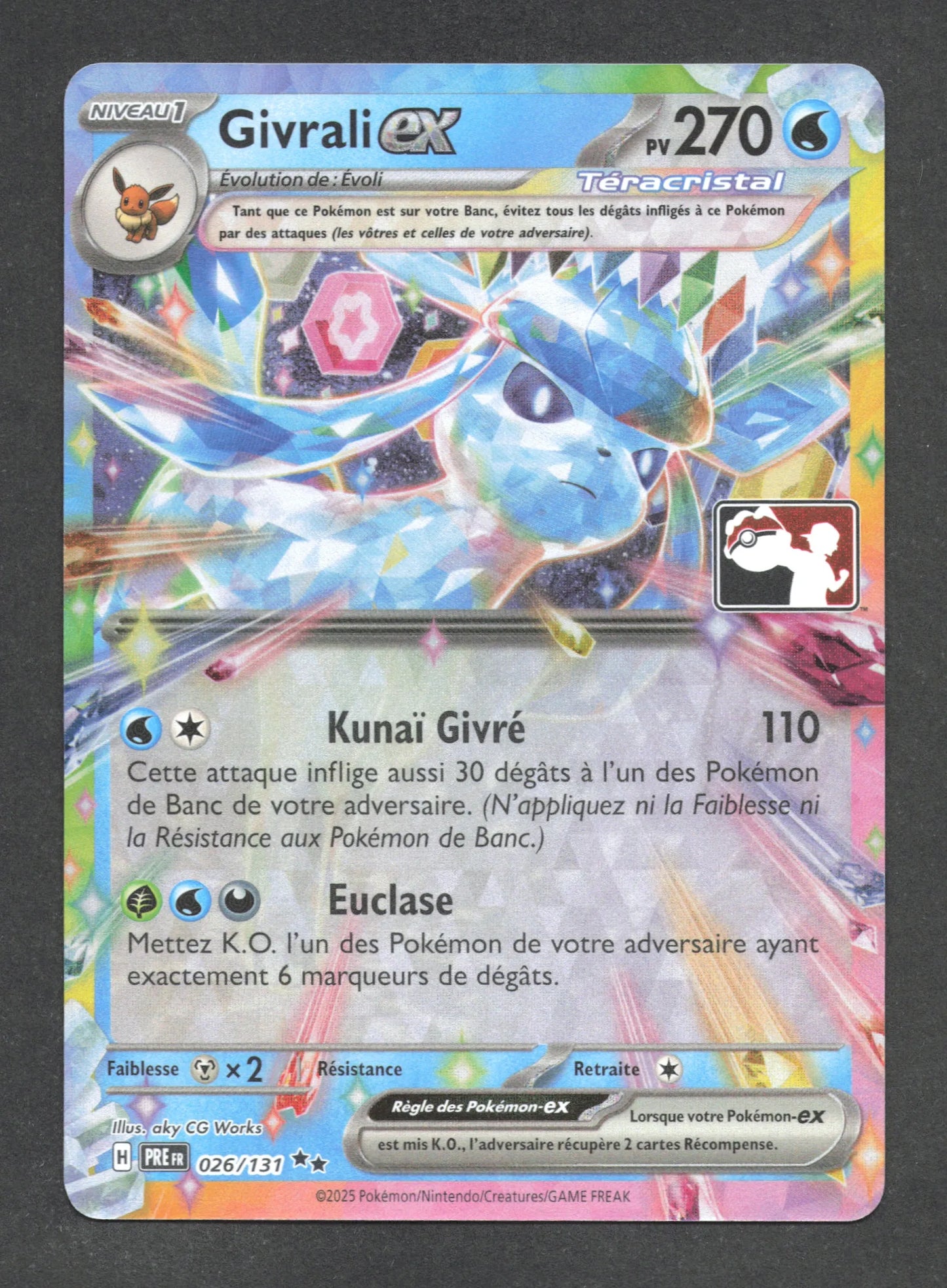 026/131 Givrali EX PLAY LIGUE - Évolution Prismatiques - Play Ligue