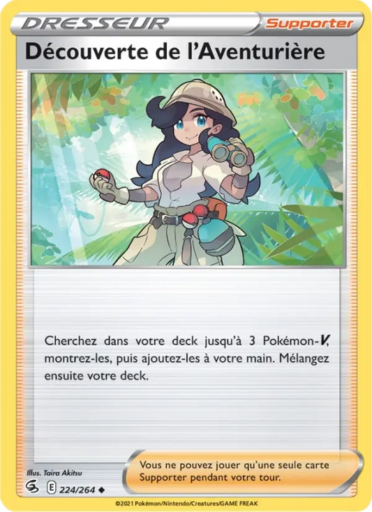 224/264 Découverte de l'Aventurière Reverse - Poing de Fusion