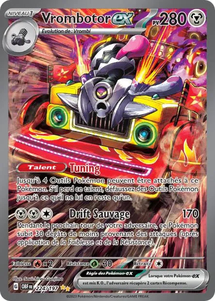 224/197 Vrombotor EX - Flammes Obsidiennes