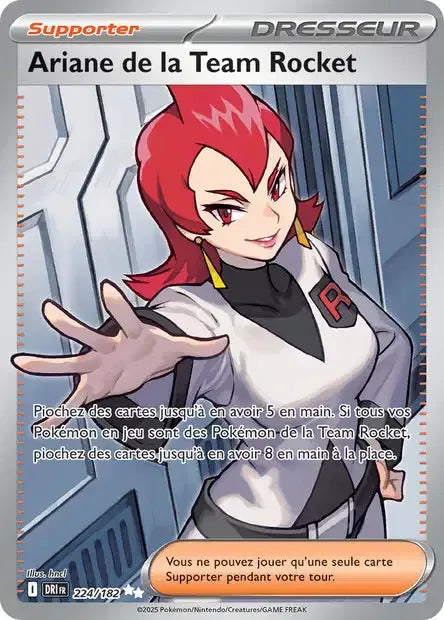 224/182 Ariane de la Team Rocket DRESSEUR - Rivalités Destinées
