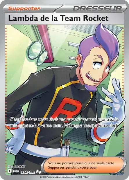 226/182 Lambda de la Team Rocket DRESSEUR - Rivalités Destinées
