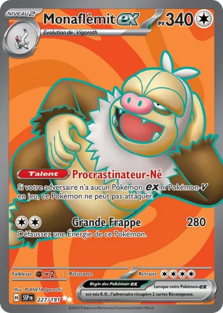 227/191 Monaflemit EX - Étincelles Déferlantes