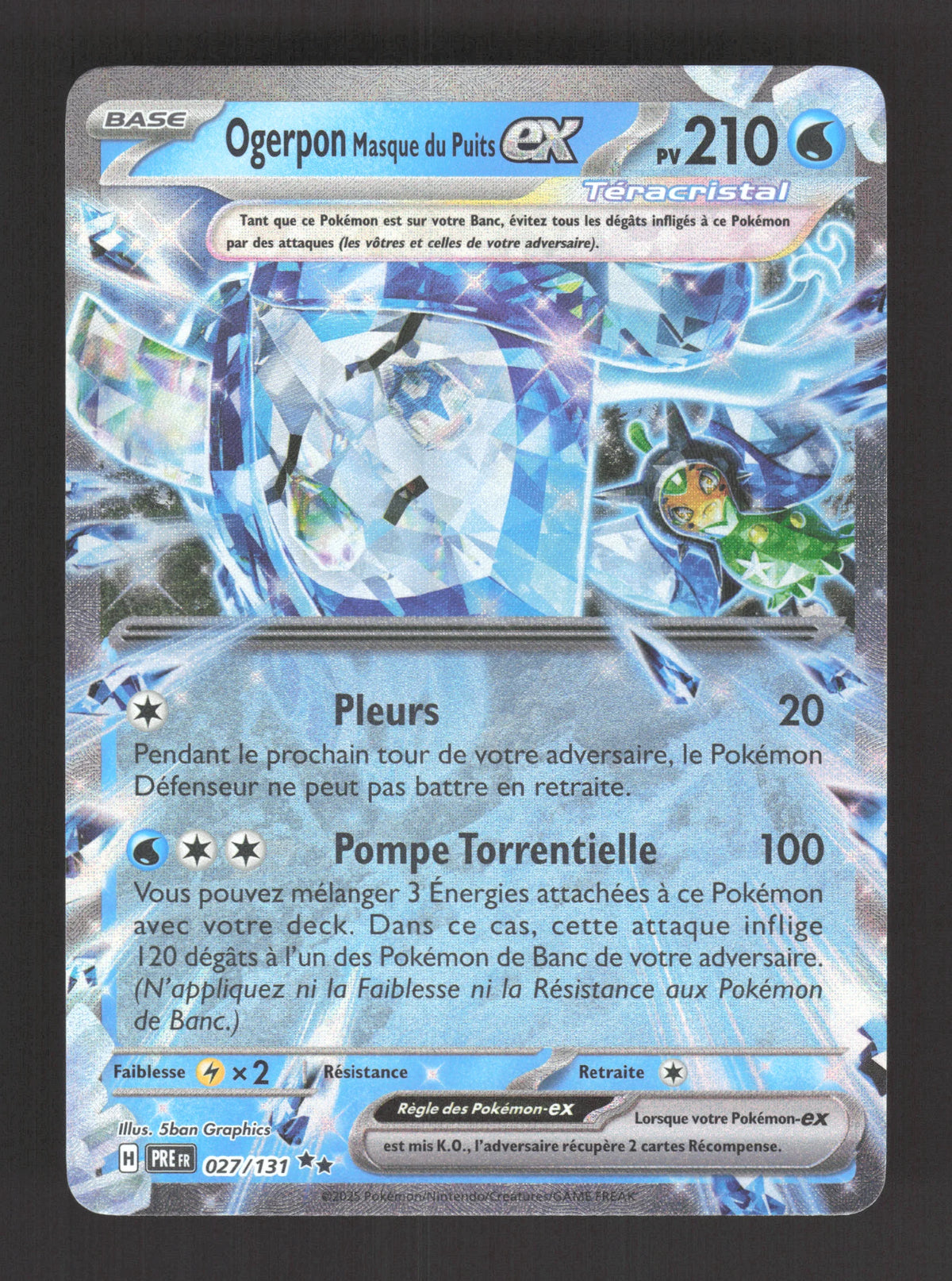 027/131 Ogerpon EX - Évolutions Prismatiques