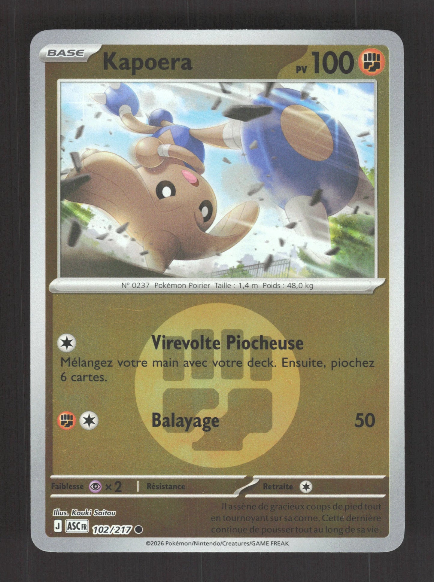 102/217 Kapoera REVERSE ENERGIE - Héros Transcendants