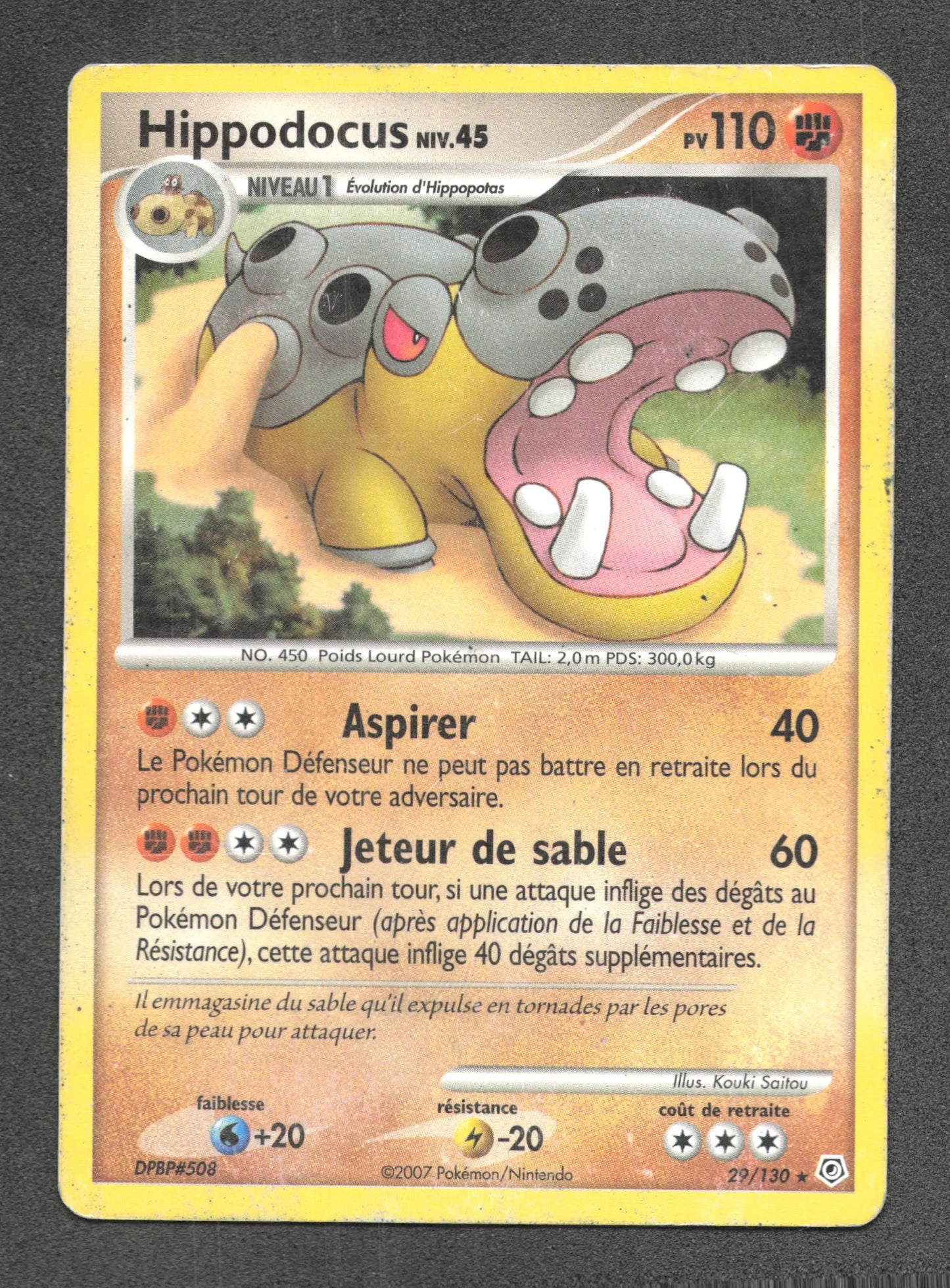 29/130 Hippodocus RARE - Diamant & Perle