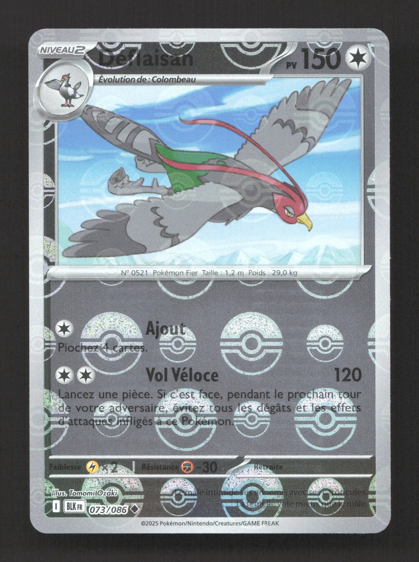 073/086 Deflaisan POKEBALL - Foudre Noire - Pokeball