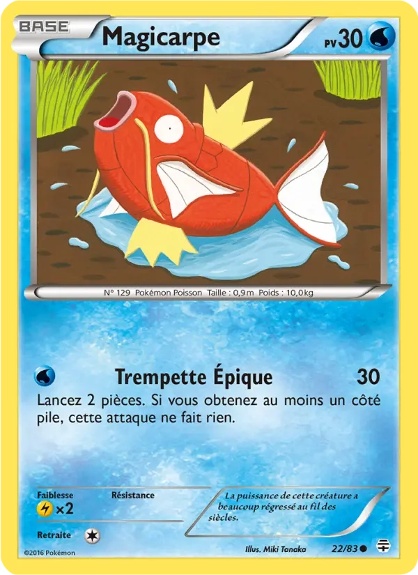 22/83 Magicarpe CO - Générations