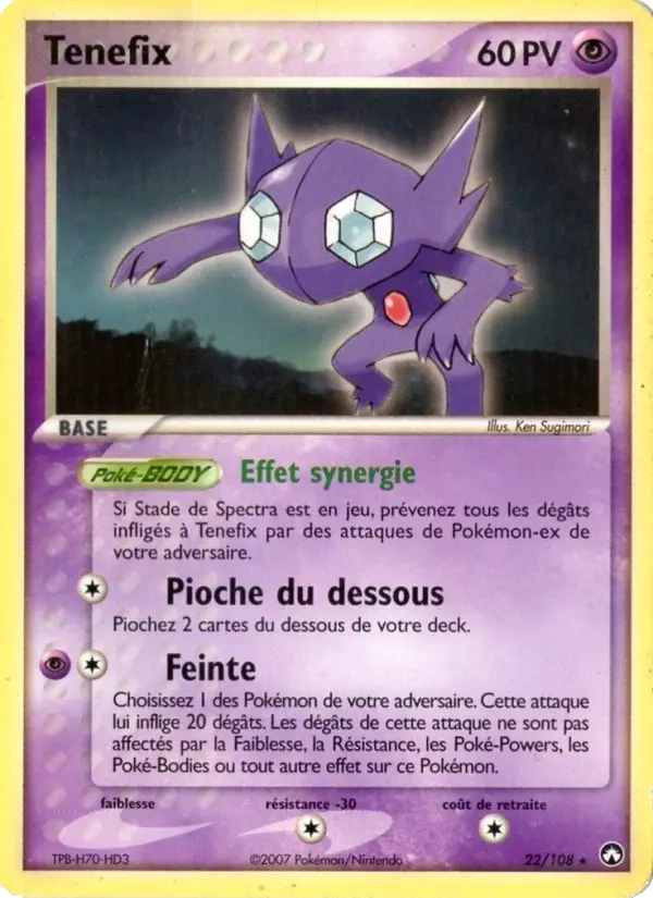 22/108 Tenefix RARE - Gardiens du Pouvoir