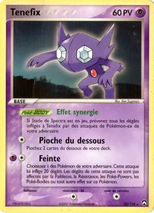 22/108 Tenefix RARE - Gardiens du Pouvoir