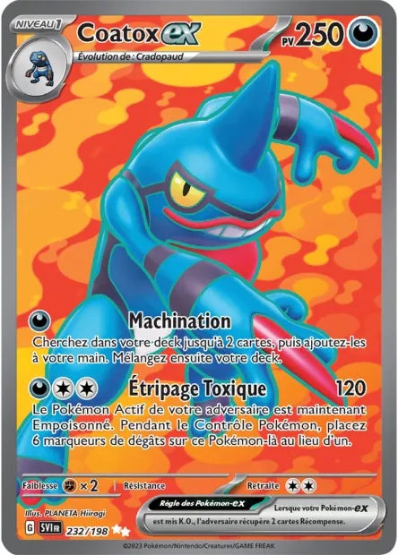 232/198 Coatox EX - Écarlate et Violet