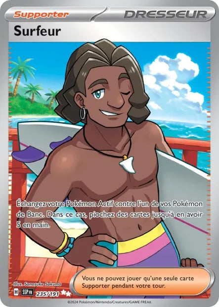 235/191 Surfeur DRESSEUR - Étincelles Déferlantes