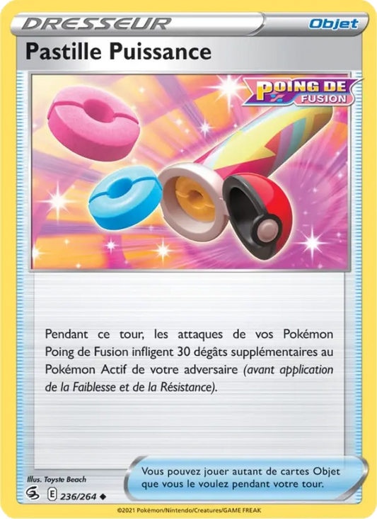 Pastille Puissance Reverse 236/264 - Poing de Fusion