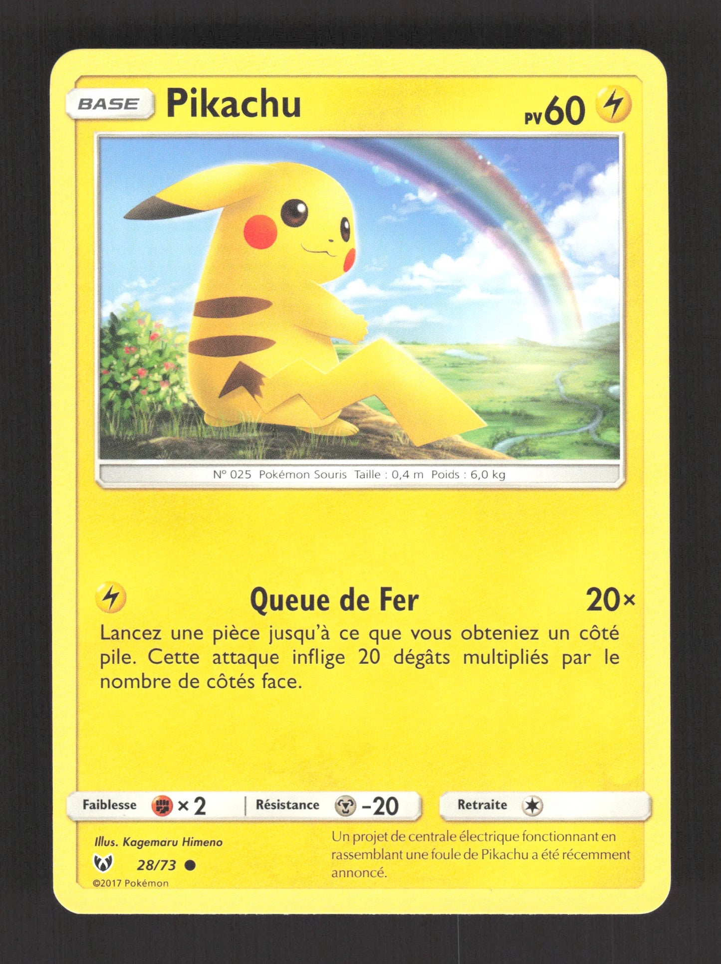 28/73 Pikachu CO - Légendes Brillantes