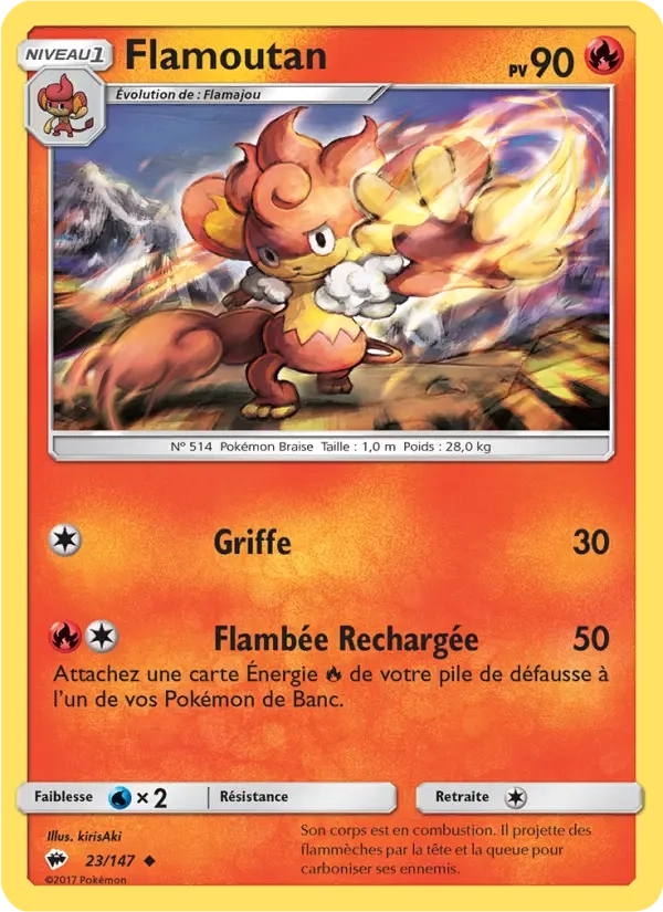 23/147 Flamoutan REVERSE - Ombres Ardentes