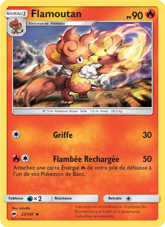 23/147 Flamoutan REVERSE - Ombres Ardentes