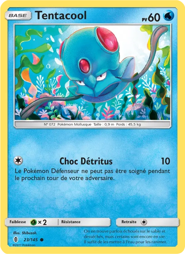 23/145 Tentacool REVERSE - Gardiens Ascendants
