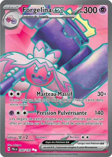 240/193 Forgelina EX - Évolutions à Paldea