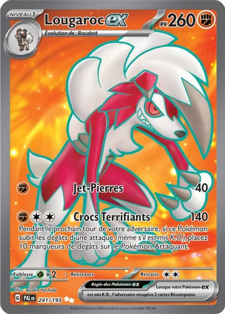 241/193 Lougaroc EX - Évolutions à Paldea