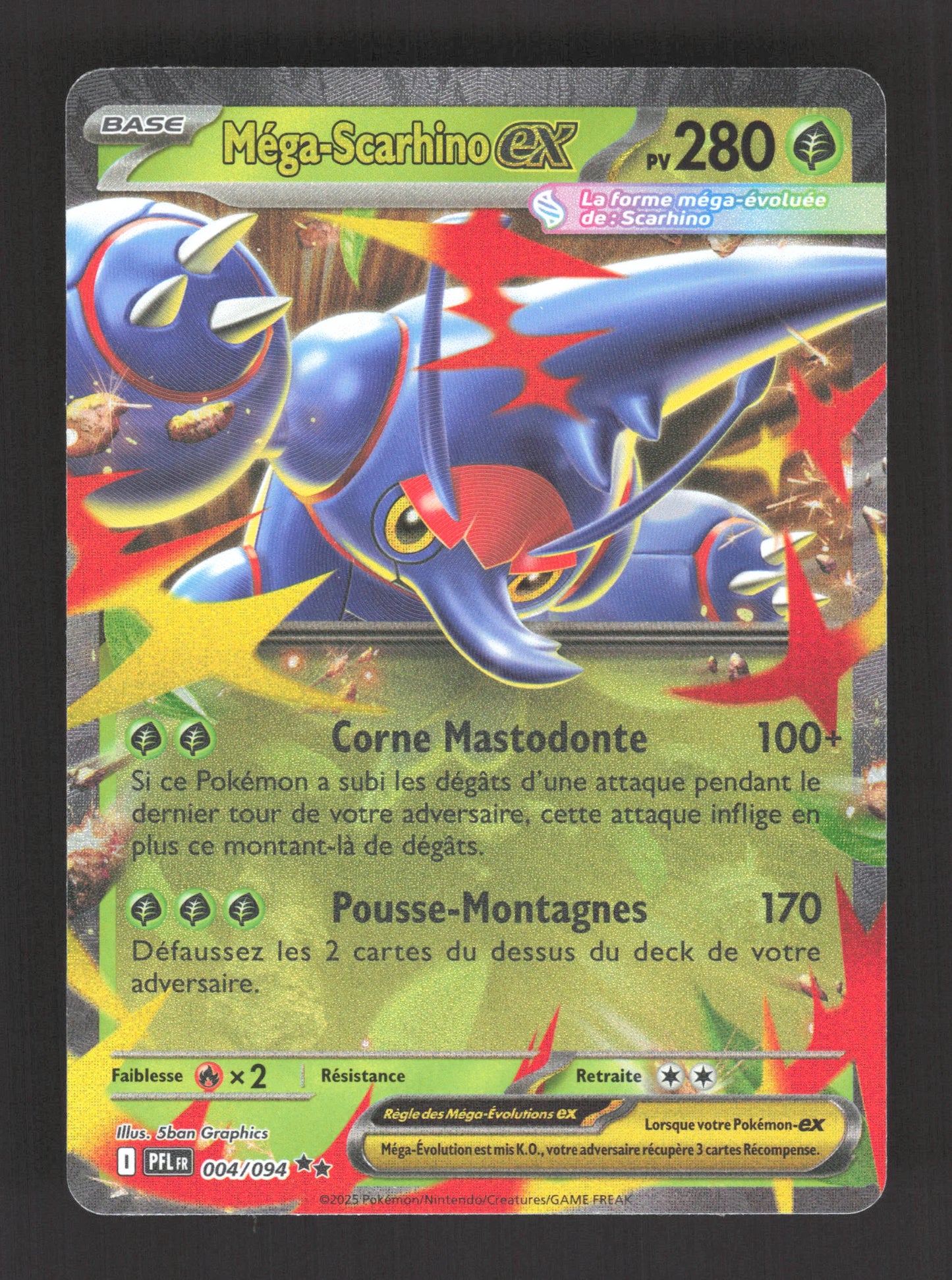 004/094 Mega Scarhino EX - Flammes Fantasmagoriques