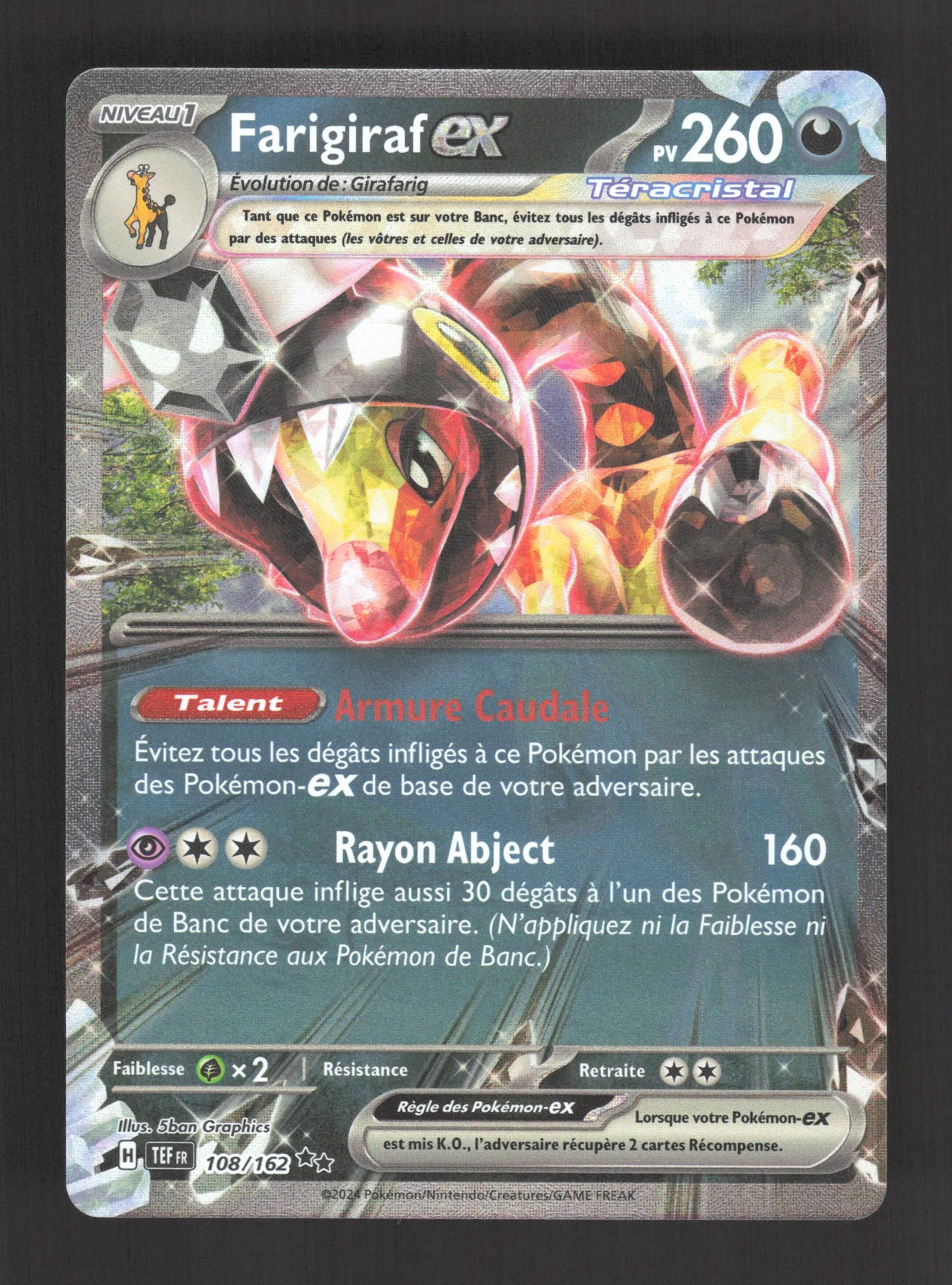108/162 Farigiraf EX - Forces Temporelles