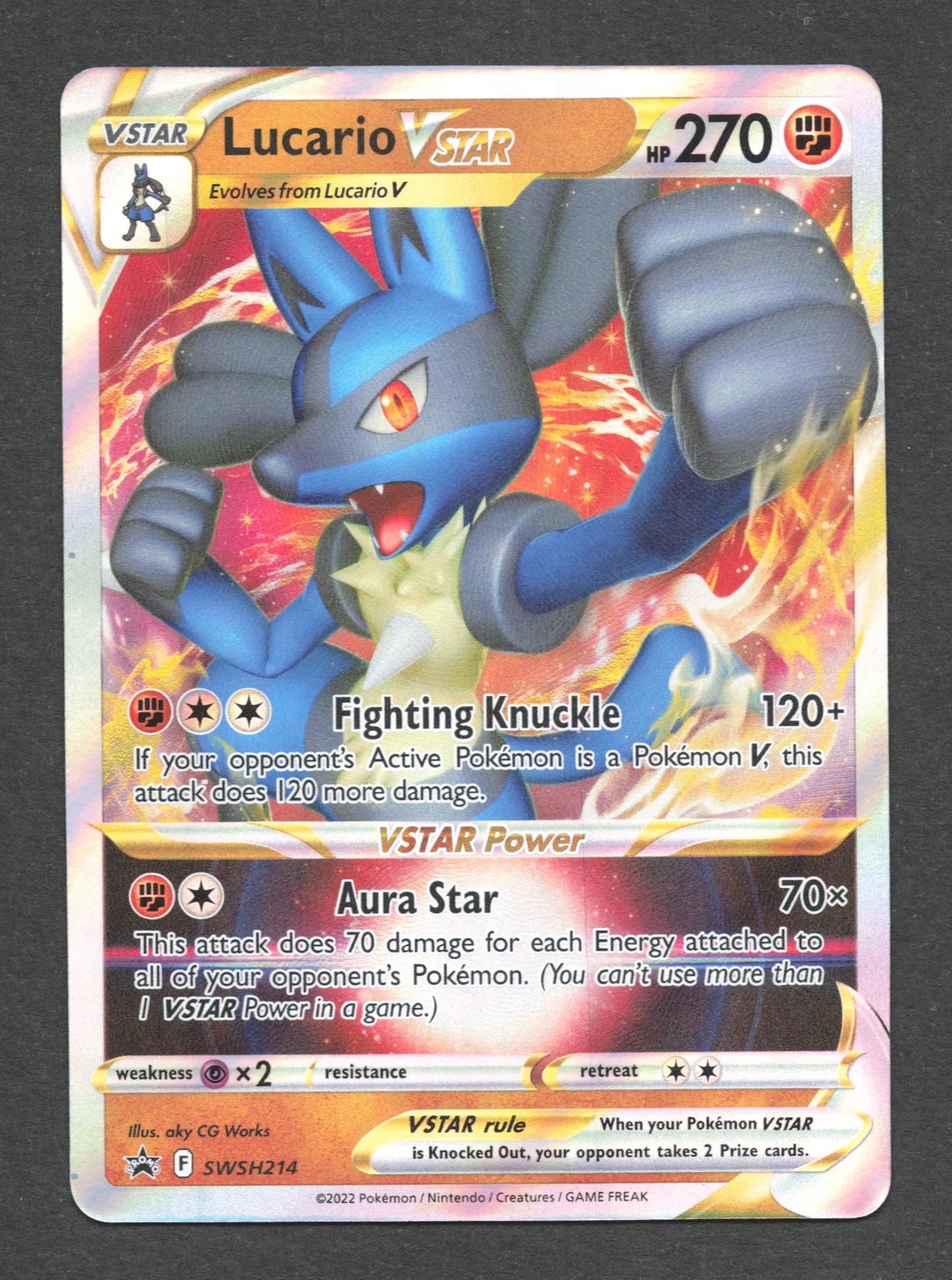 SWSH214 Lucario VSTAR - Anglais