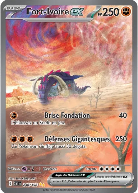 246/198 Fort Ivoire EX - Écarlate et Violet