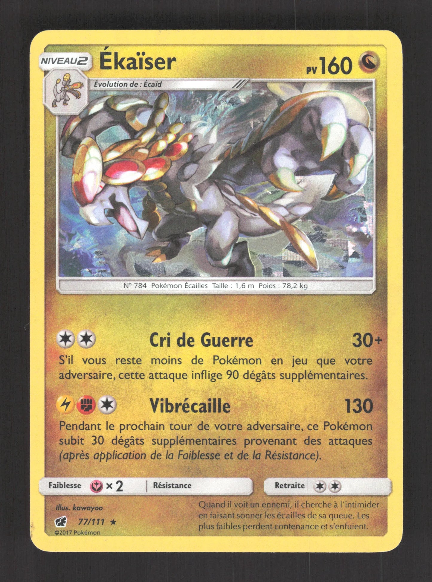 77/111 Ekaiser HOLO MOSAIQUE - Invasion Carmin