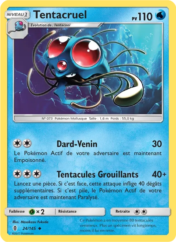 24/145 Tentacruel REVERSE - Gardiens Ascendants