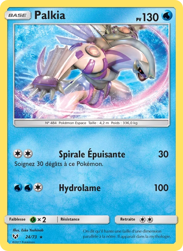 24/73 Palkia HOLO - Légendes Brillantes